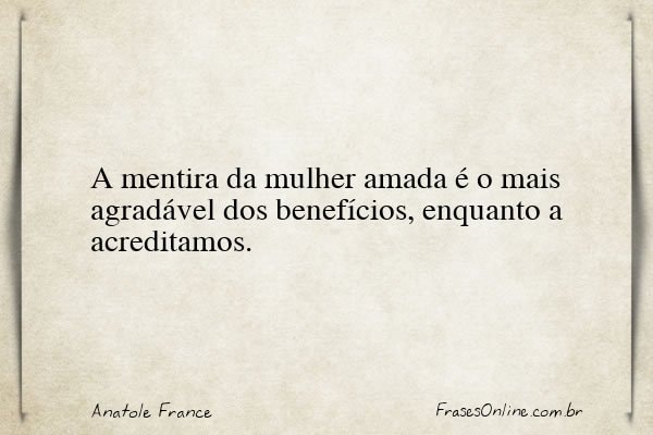 Frase de Anatole France