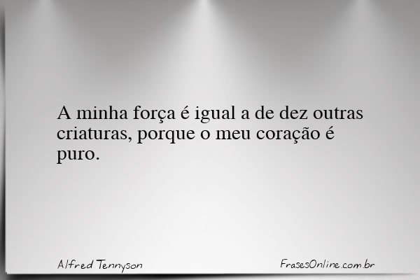 Frase de Alfred Tennyson