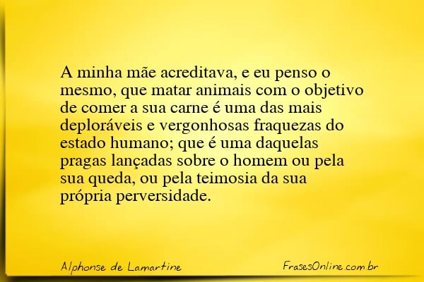 Frase de Alphonse de Lamartine