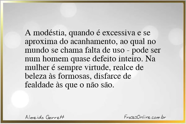 Frase de Almeida Garrett