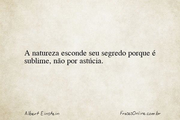 Frase de Albert Einstein