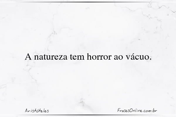 Frase de Aristóteles