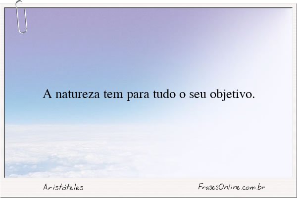 Frase de Aristóteles