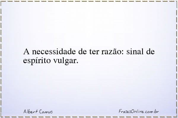 Frase de Albert Camus