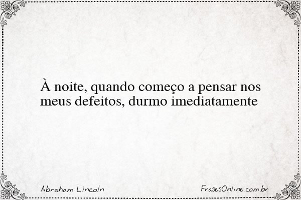 Frase de Abraham Lincoln
