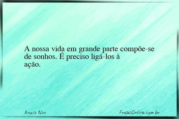 Frase de Anaïs Nin