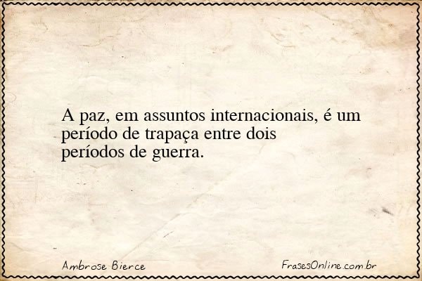 Frase de Ambrose Bierce