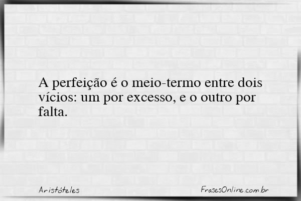 Frase de Aristóteles