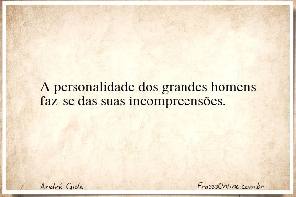 Frase de André Gide