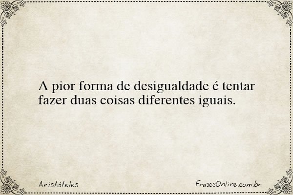 Frase de Aristóteles