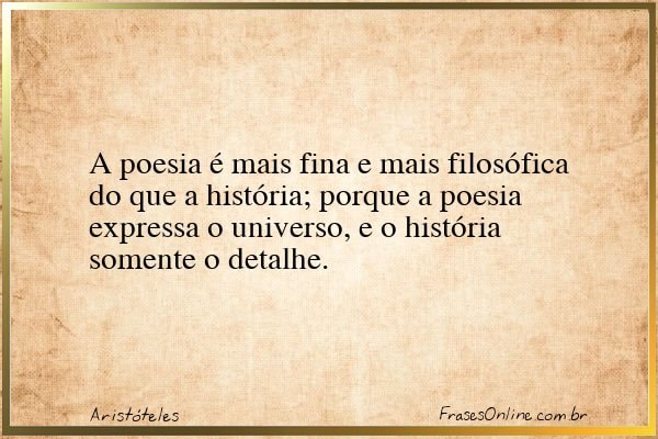 Frase de Aristóteles