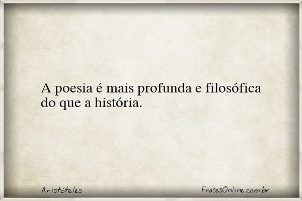 Frase de Aristóteles