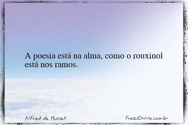 Frase de Alfred de Musset
