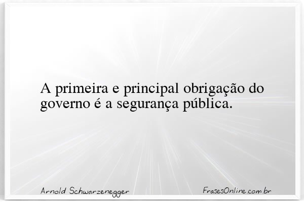 Frase de Arnold Schwarzenegger
