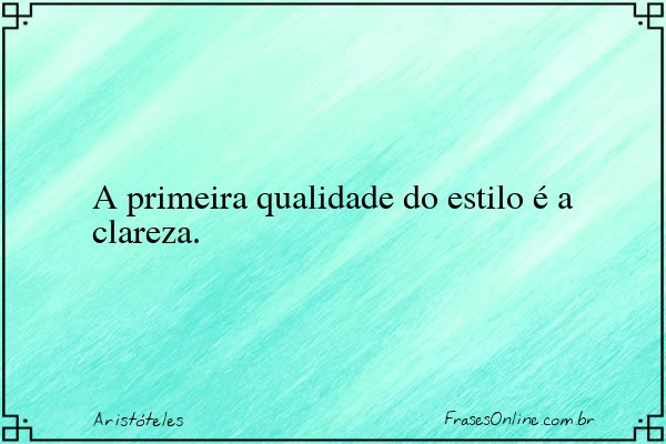 Frase de Aristóteles