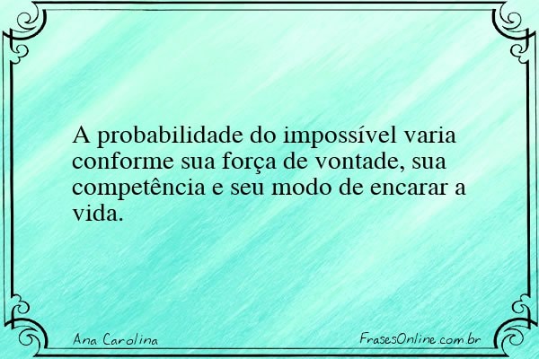 Frase de Ana Carolina