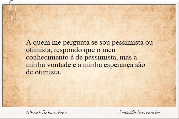 Frase de Albert Schweitzer