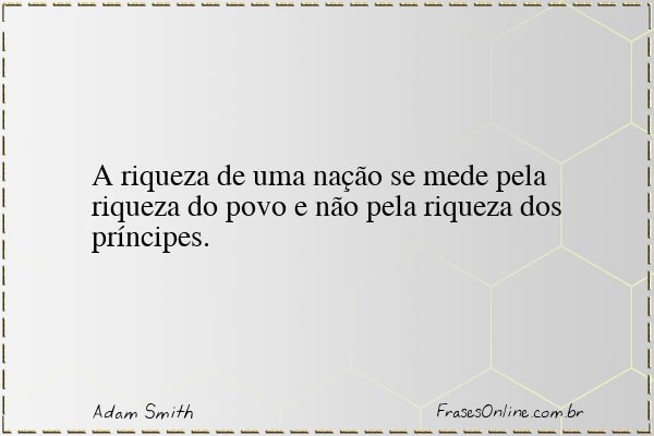 Frase de Adam Smith