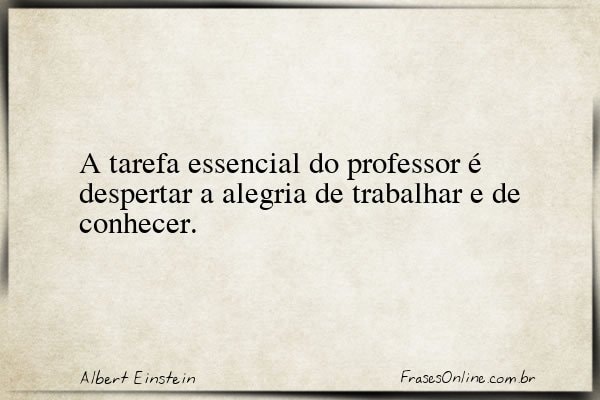 Frase de Albert Einstein