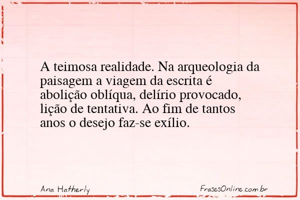 Frase de Ana Hatherly