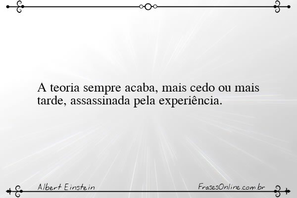 Frase de Albert Einstein