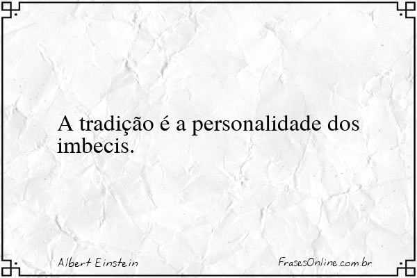 Frase de Albert Einstein