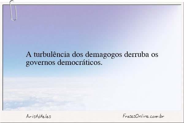 Frase de Aristóteles
