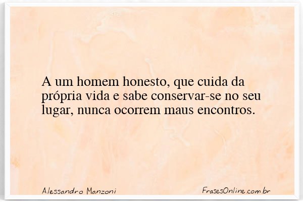 Frase de Alessandro Manzoni