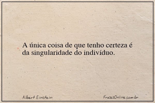 Frase de Albert Einstein