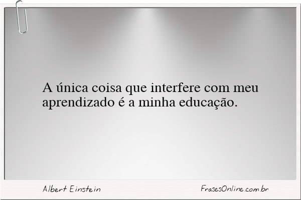 Frase de Albert Einstein