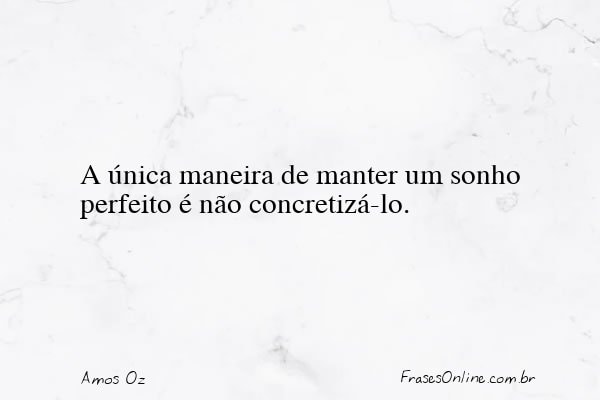 Frase de Amos Oz