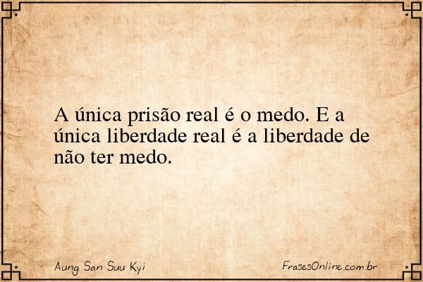 Frase de Aung San Suu Kyi