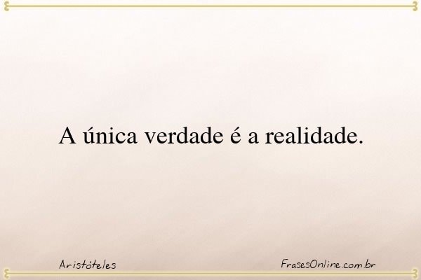 Frase de Aristóteles