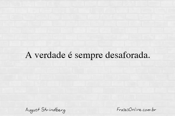 Frase de August Strindberg