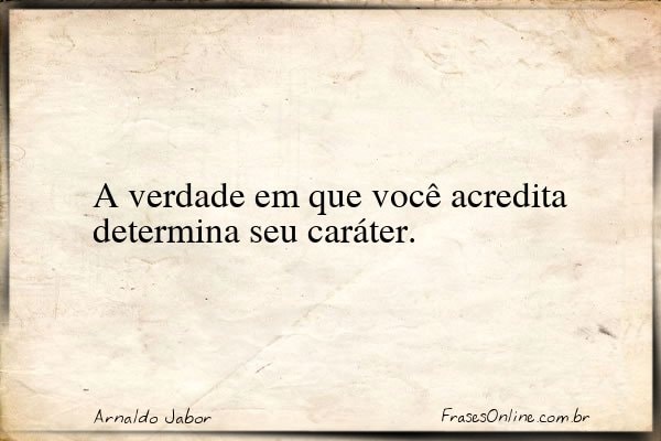 Frase de Arnaldo Jabor