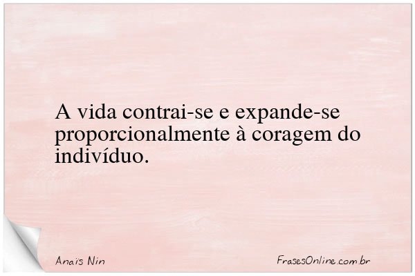 Frase de Anaïs Nin