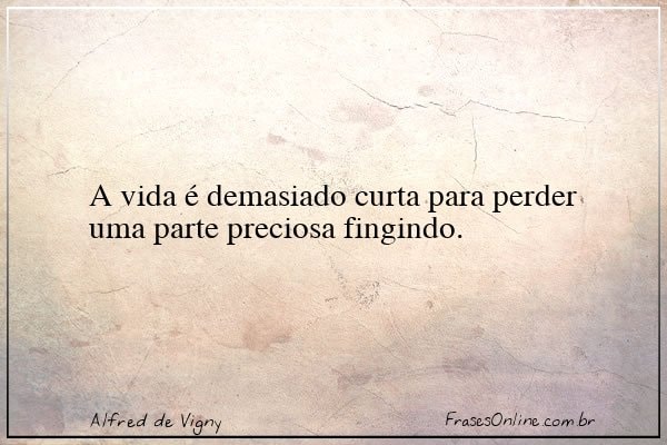 Frase de Alfred de Vigny