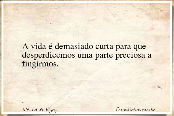 Frase de Alfred de Vigny