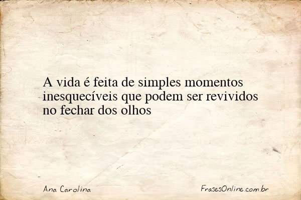 Frase de Ana Carolina