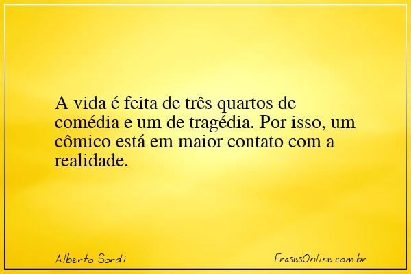 Frase de Alberto Sordi