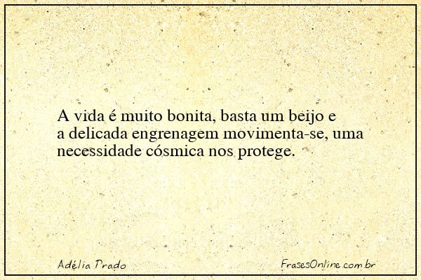 Frase de Adélia Prado