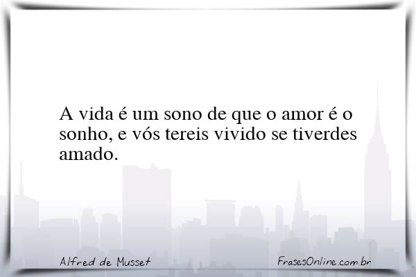 Frase de Alfred de Musset