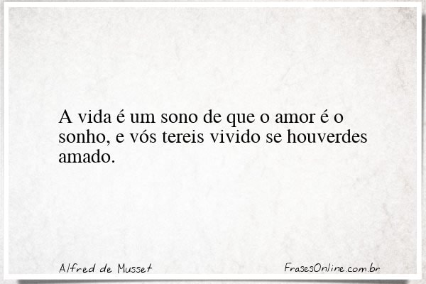 Frase de Alfred de Musset