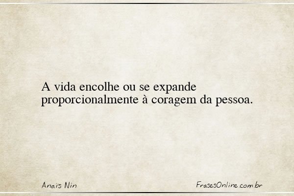 Frase de Anaïs Nin