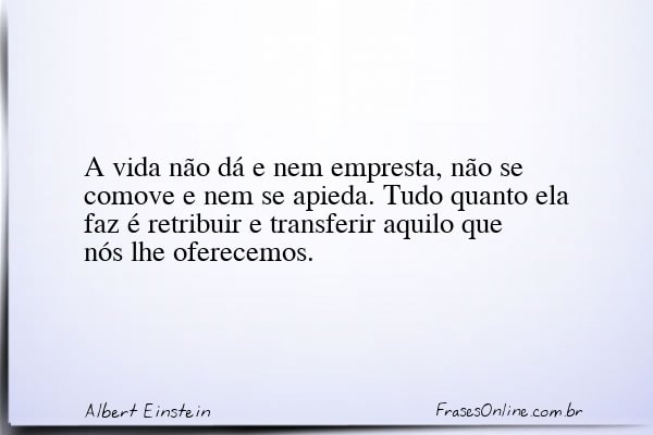 Frase de Albert Einstein