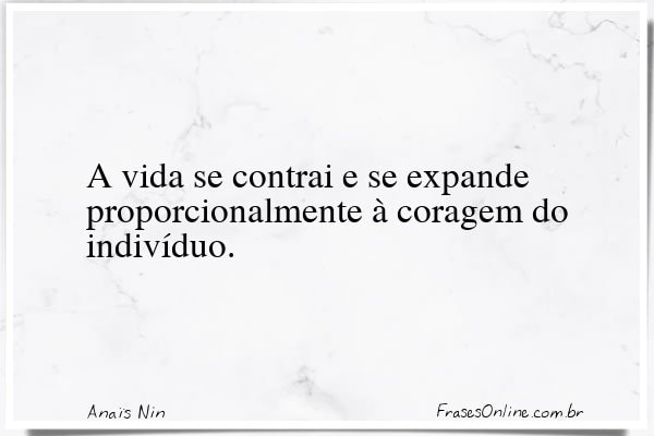Frase de Anaïs Nin
