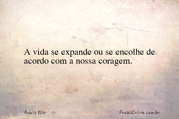 Frase de Anaïs Nin