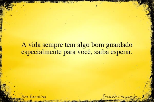 Frase de Ana Carolina