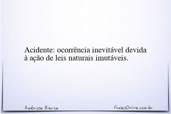 Frase de Ambrose Bierce