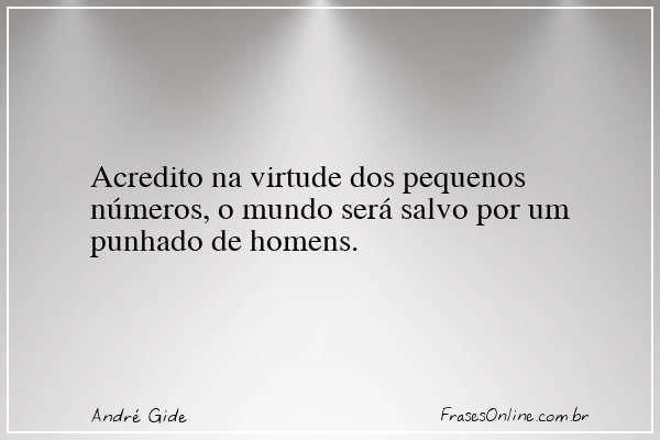 Frase de André Gide